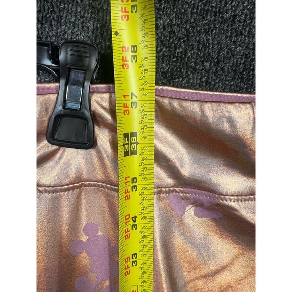 Disney World 50th Anniversary EARidescent Womens Size 2X Leggings Rose Gold - Picture 13 of 13